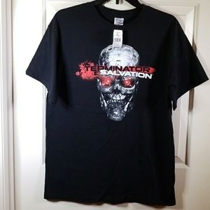 Universal T4 Terminator Salvation Skull Tee MED